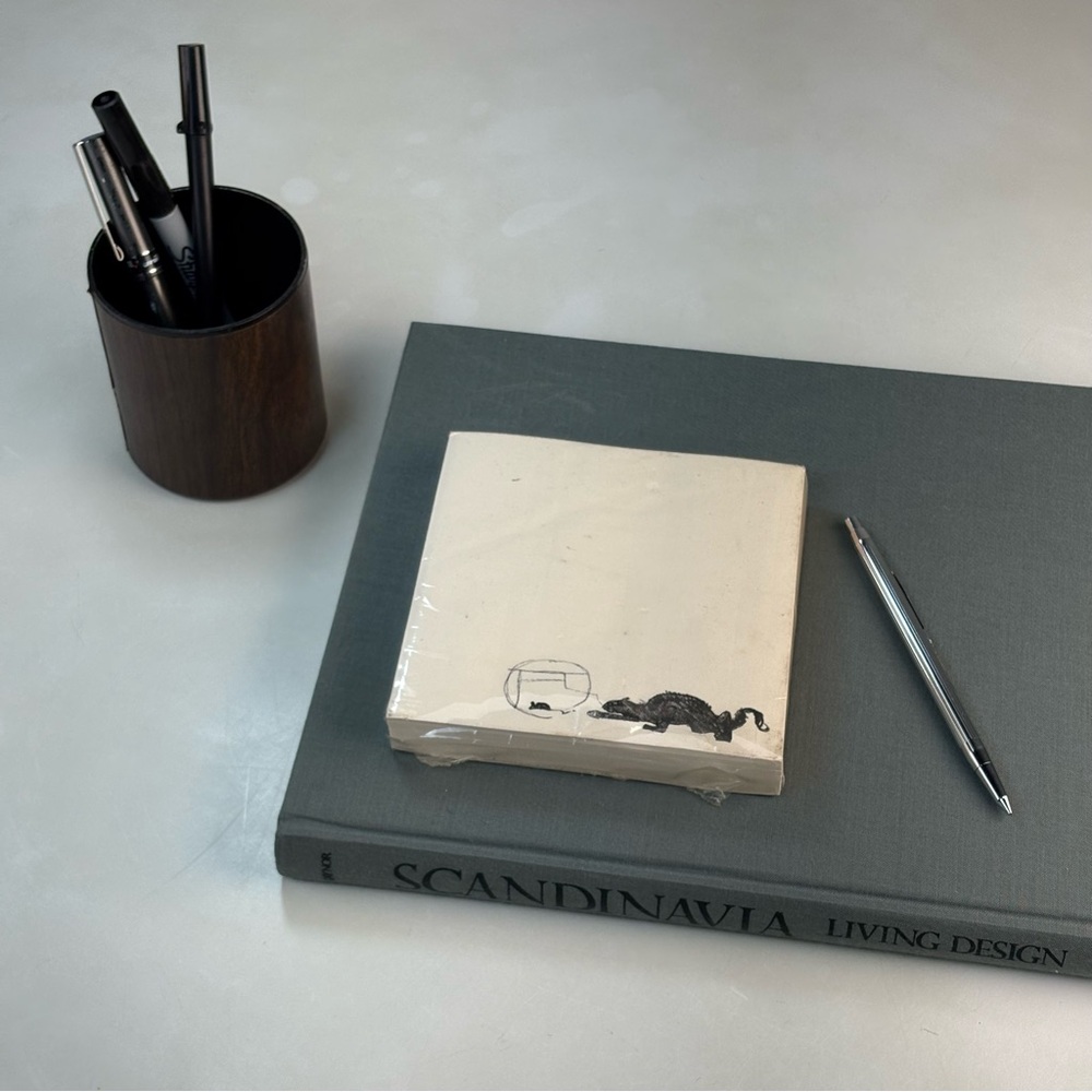 NOS MoMA 1985 Memo Notepad Featuring a Henri de Toulouse-Lautrec 1896 Lithograph